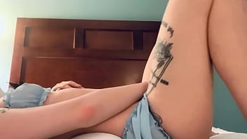 Cute Teen Touches herself alone in Hotel Room