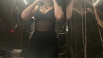 Liza Virgin fucked herself with a dildo in a nightclub